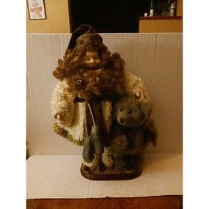 joann stores vintage woodland santa with bear